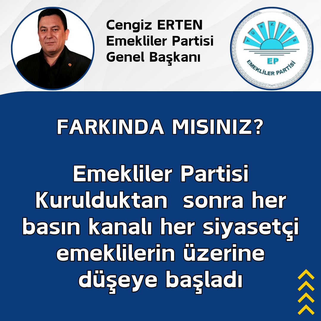 TECPARorg's tweet photo. Haydi Arkadaşlar birlikte daha çok gündem oluşturalım. Birlikte güçlenelim, Birlikte büyüyelim. Bizler güçlendikçe herkes emeklilerin sorunlarına çözüm bulmak zorunda kalacaktır. Sesimizi herkese duyuralım. Biz güçlendikçe elbet sessiz kalamayacaklar. #SeyyanenZam #YeterArtık #emeklirteistifadiyor #EmeklilerPartisi #TümEmeklilere12BinSeyyanen
@CengizERTEN @Mesutdgn41 @Zisan34ipek @eertaserkan @atakzafer1 @usnactalubb @NECATYILMAZBERK @MehmetF40550109 @Spatifilyum05 @TuncerOnur05969 @Nogaysuat @Nogaysuat @telkes26 @uzunsen2626 @Ahmetsoysa94877 @Yeluzshin @suatarabaci1 @suatarabaci1 @Murat34203911 @ozdemirdaco @Ahmetso48446009