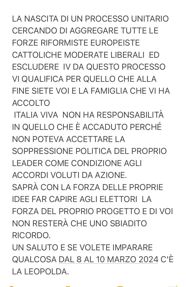 mariamacina's tweet photo. Enrico Vioni

ETTORE ED ELENA 

IN POLITICA SI È VISTO DI TUTTO E DI PIÙ E LA COERENZA NON È CERTO UN ELEMENTO DISTINTIVO . OGNUNO È LIBERO DI ANDARE DOVE VUOLE.
MA POI CI SONO LE PAROLE CHE DELIMITANO LA CREDIBILITÀ DELLE PERSONE . DICHIARARE CHE SI È FATTO UN PASSO PER FAVORIRE https://t.co/qXmq5uHzz4