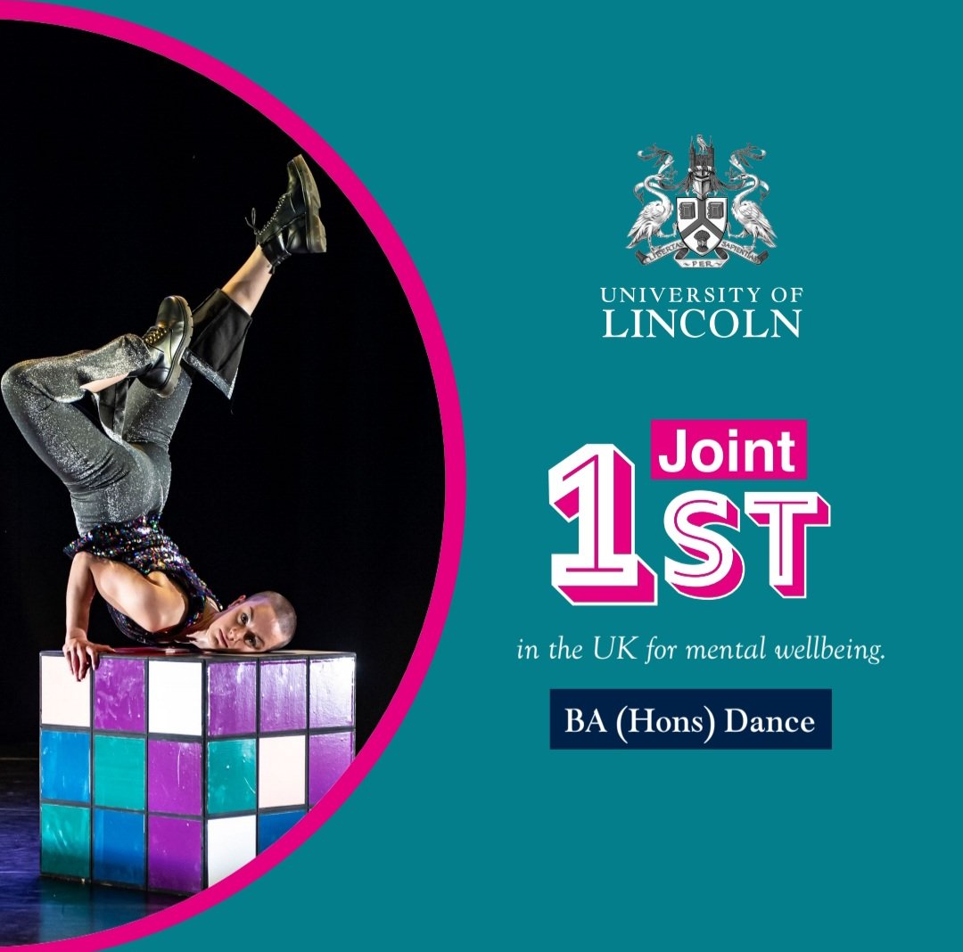 We have been awarded 1st in the UK for mental wellbeing (NSS, 2023).  We work to foster an environment for academic success and personal development while addressing the challenges and pressures students may encounter during their studies. 

#dance #university #mentalwellbeing