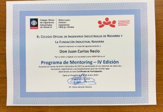 jcrecio's tweet photo. Ayer finalizó la IV ed del programa Mentoring organizado x el colegio de ingenieros indust de Navarra Como las 3 ediciones anteriores ha sido un placer participar como mentor, volver a sentir que compartir conocimiento y , transmitir experiencias es de las cosas más gratificantes https://t.co/TuIgjW6qgg