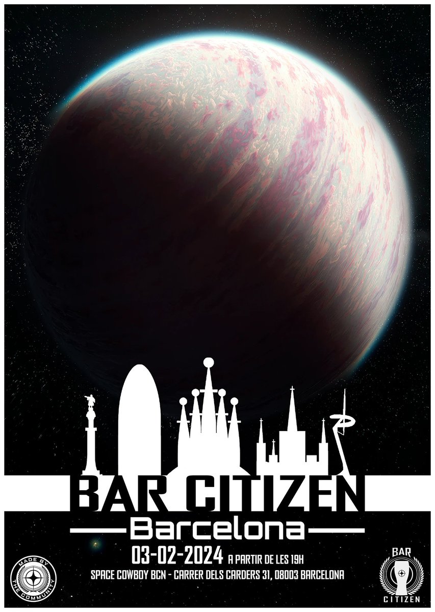 #buenosdias ! Mañana tendremos #ISC y la 3.23 empieza a llegar a las manos de algunos testers, este sabado tenemos el #barcitizen con @CaptainZyloh @Neightril y mas integrantes del equipo de @RobertsSpaceInd con los que podremos compartir unas copas ! 🍻
@BarCitizenESP