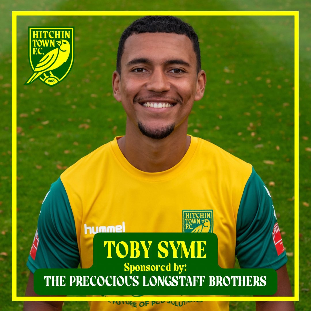 HitchinTownFC's tweet photo. 100 APPEARANCES!

Huge well done to @Toby_Syme who made his 100th appearance for the Canaries on Saturday and topped it off by securing the Man of the Match award.

Here’s to 100 more Toby!!

💛💚 https://t.co/p8mCqXP3Qn