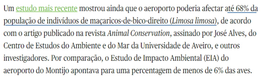 Is this (finally) the last nail in Montijo Airport's coffin? Yday we learnt in the evening news (📰&📺) that PT's Env agency has not renewed the license it issued in 2020. It argues new evidence has been presented since, explicitly stating our btg paper lead by @Luscinia_joshua