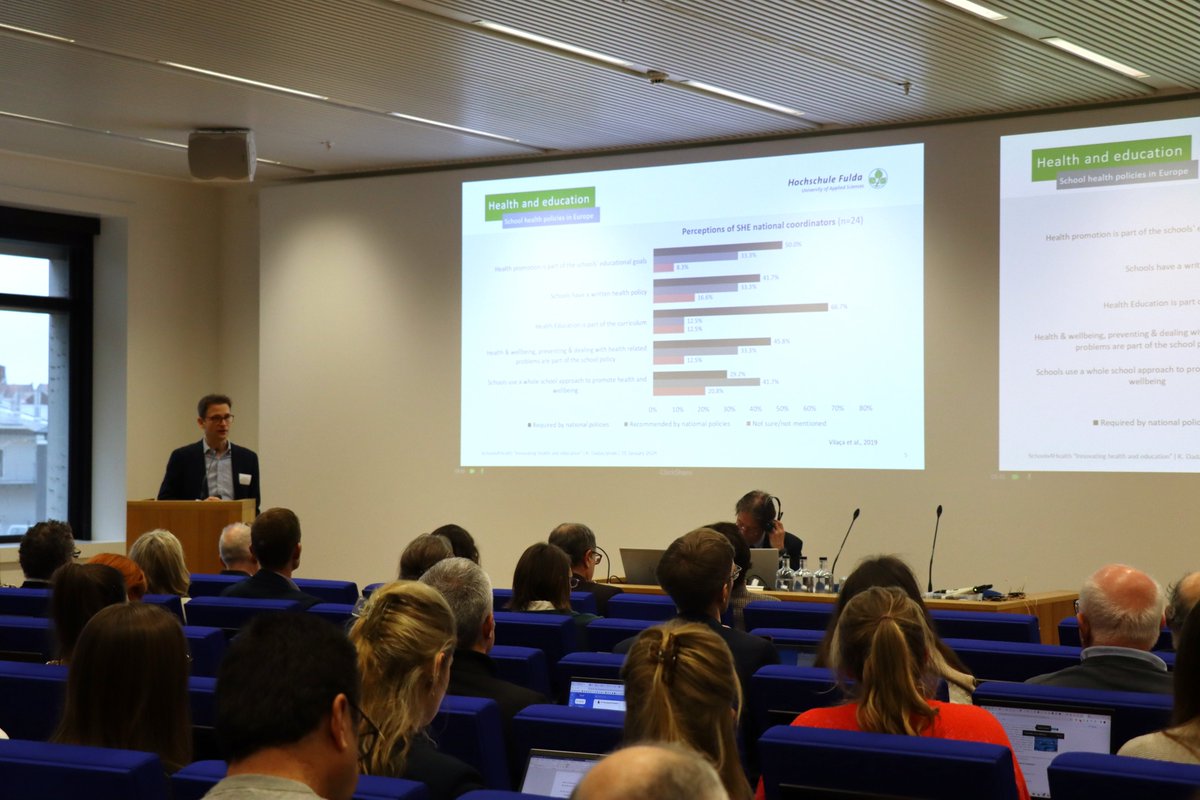 EuroHealthNet (@eurohealthnet) on Twitter photo Keynote speaker <a href="/KDadaczynski/">Kevin Dadaczynski</a> dives into the current educational crisis and barriers to health promotion in schools.
'Teachers experience stress and high workloads. Health promotion should not be an added burden. Instead, it should be part of the solution'
#Schools4Health Keynote speaker <a href="/KDadaczynski/">Kevin Dadaczynski</a> dives into the current educational crisis and barriers to health promotion in schools.
'Teachers experience stress and high workloads. Health promotion should not be an added burden. Instead, it should be part of the solution'
#Schools4Health