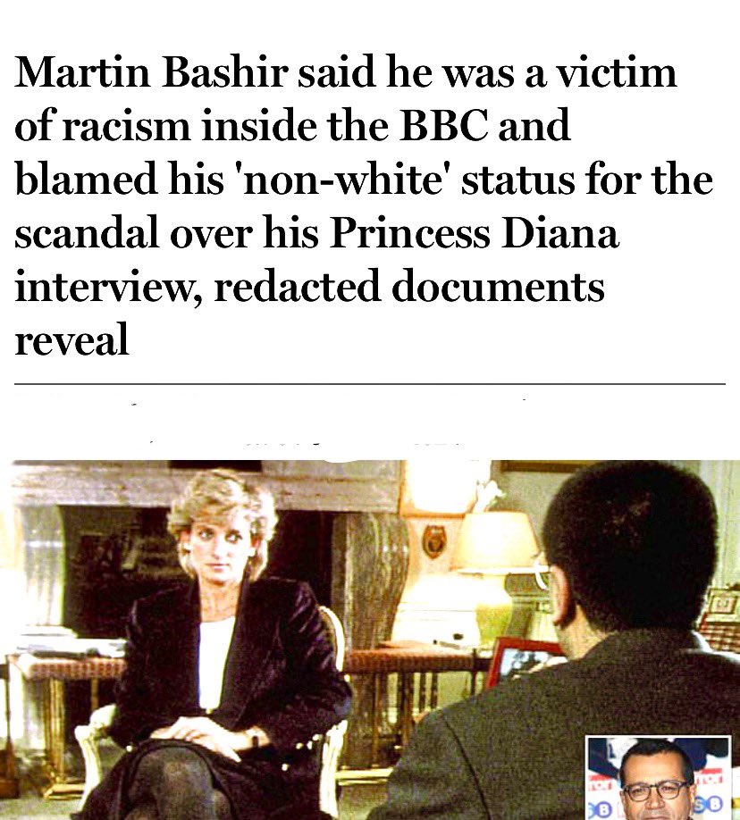 narindertweets's tweet image. He may have fraudulently obtained an interview with Diana, but could Bashir have been  a victim of 25+ years of racist witch hunts by the very institution that once praised him??  
 #martinBashir