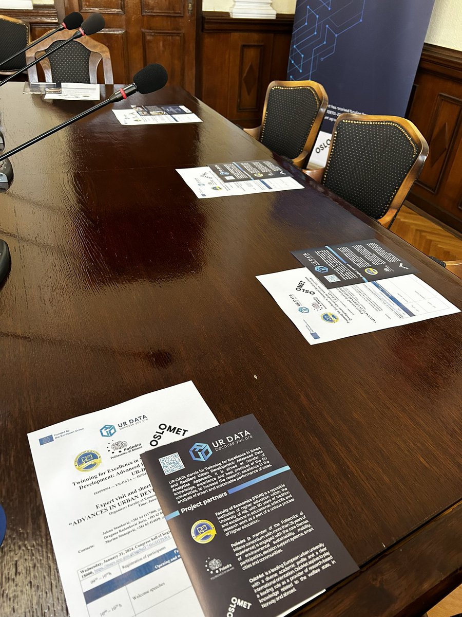 Expert visit “Advances in Urban Development Analysis 2024” starting soon at The Regional Chamber of Commerce Niš starting soon #urdataproject #expertvisit