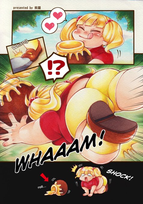 【Comission】擬人化プーさんフルカラー漫画 