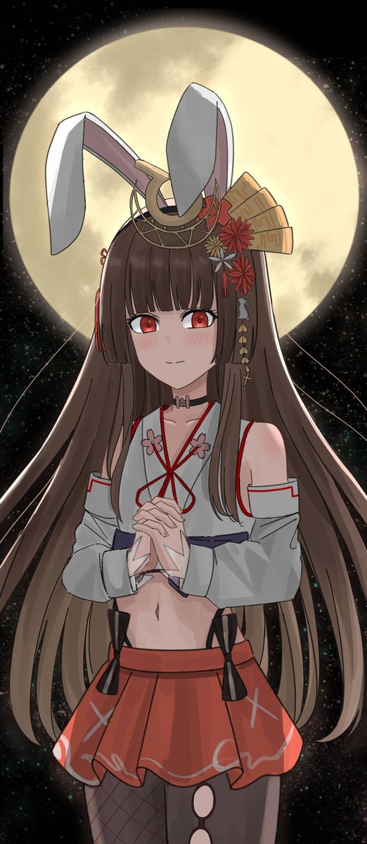 かぐやちゃん卒業おめでとう(´;ω;｀)
#月絵巻