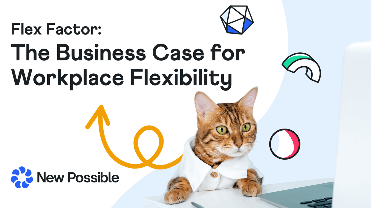 getNewPossible's tweet photo. In our latest data spotlight, we delve into how flexibility influences job satisfaction, work-life balance, wellbeing, and engagement. Discover the #FlexFactor in action. 👉 https://t.co/DL9C7nDpEV
#WorkplaceFlexibility #Wellbeing #Engagement #HR #PeopleStrategy 🐱 https://t.co/iSTYa97AE3