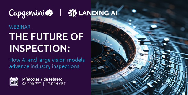 🔎 Inspección en diferentes industrias 🧑‍💻 Nuevas tecnologías 🤖 Soluciones #deeplearning 💡 Innovación Serán los temas que trataremos en nuestro #webinar [EN] con @LandingAI 📝 Conoce los beneficios que la #IA puede aportar a tu inspección de activos: go.capgeminigroup.com/l/95412/2024-0…