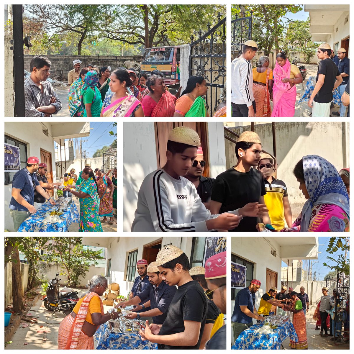 Majlis Khuddamul Ahmadiyya Secunderabad organized a successful food drive, distributing around 50 food packets.
 #AhmadiyyaMuslims #Secunderabad 🤝
#MKASecunderabad