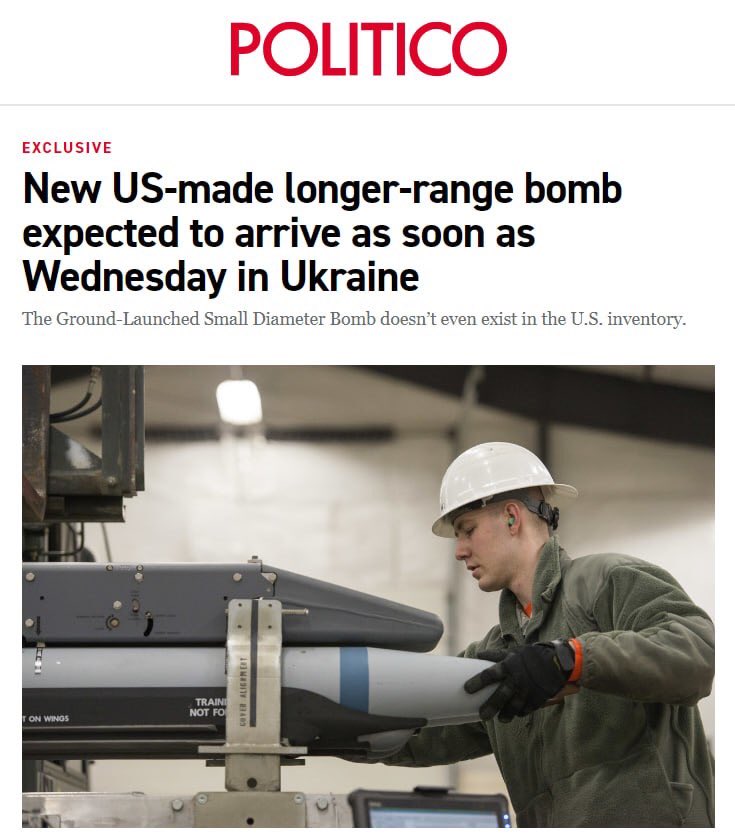 jurgen_nauditt's tweet image. The publication Politico reported that the first batch of the latest high-precision #GLSDB bombs should arrive in Ukraine today.