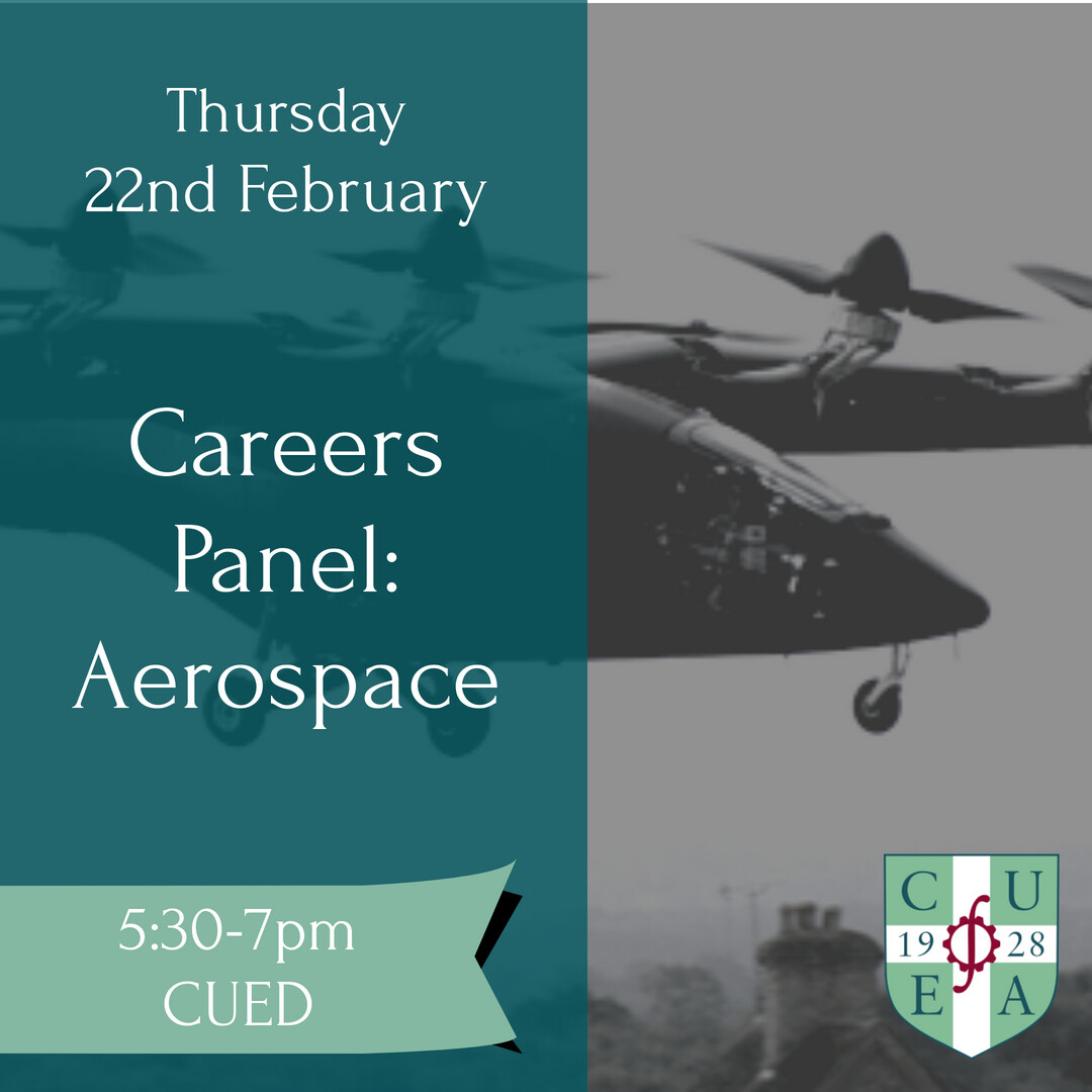 CUEngAssoc's tweet image. CUEA invites you to meet leaders of Aerospace Engineering to discuss the industry, their experiences and advice on how to get in at the Engineering Department on Thursday 22nd February. Register through the link in bio or via our website.

#engineering #aerospace #careers