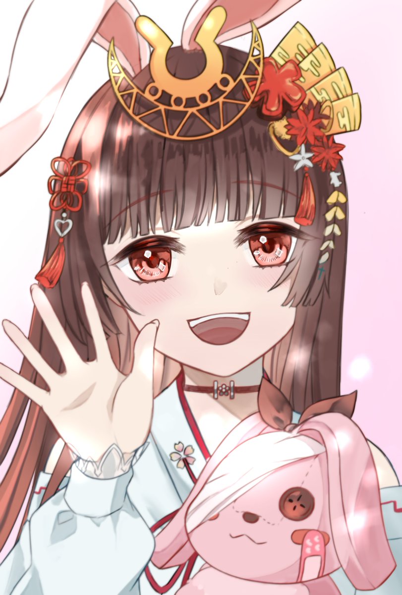 #月絵巻 
かぐやちゃんへのラストファンアート