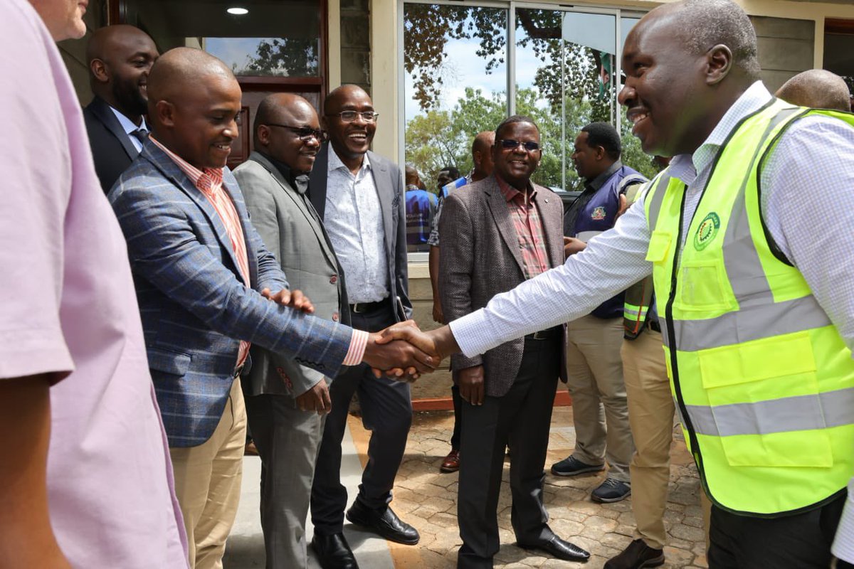 JKorir_K's tweet photo. With CS @ZachariahNjeru starting the day from Tharaka Nithi County. Inspection of water &amp; sanitation projects and collaboration with the county government in addressing critical water issues in our agenda. https://t.co/FjtIPxgulK