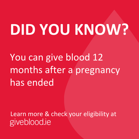Giveblood_ie's tweet photo. When you are pregnant and for several months after, baby’s DNA is mixed up in mum’s blood! That is one of the reasons why you cannot give blood if you are pregnant and for 12 months after a pregnancy.
We would love to see you all again to #MakeAComeback when you're ready! https://t.co/93fbE47YCj