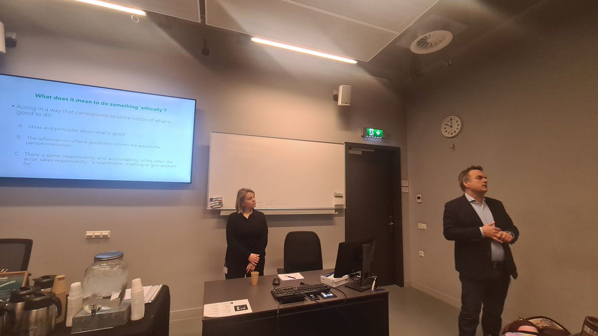 📚 Day 3 of Winter School begins with a thought-provoking lecture on academic integrity and ethical considerations in migration research by Dr. Marcel Maussen and Mrs. Marleen Rademaker. #WinterSchool #EthicalScholarship #AcademicIntegrity