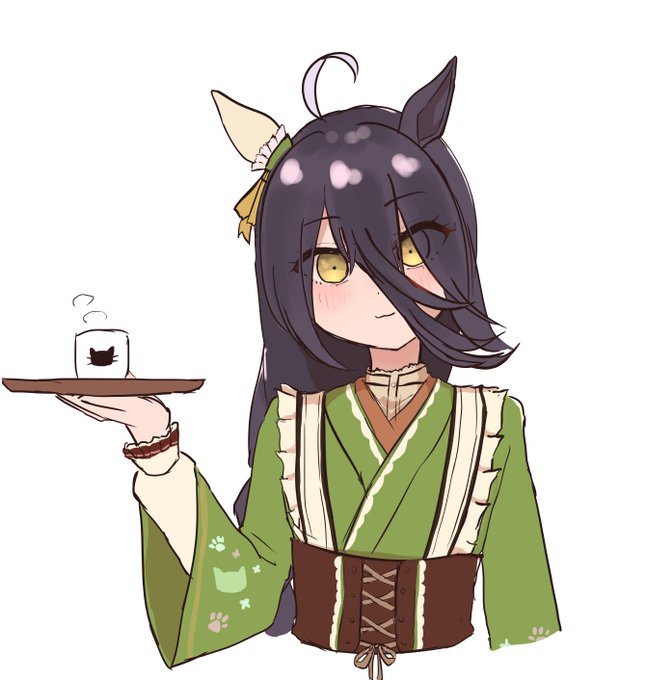 新衣装カフェ絶対手に入れたい…(課金準備中) #ウマ娘 #マンハッタンカフェ 