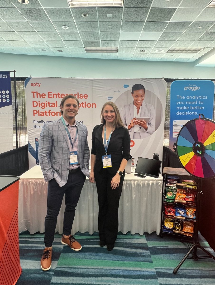 apty_ai's tweet photo. Join us at #OPEXWeek Miami 🌴☀️
📍Visit Booth #2 for Apty's digital adoption demos (10 AM) &amp; workshop on transformation success (11:10 AM). 🗓️
Meet experts Nick &amp; Heather. 👥
Learn how Apty drives software ROI &amp; provides value. Can't make it? Contact us or download our eBook! https://t.co/d4IzRt1Jun