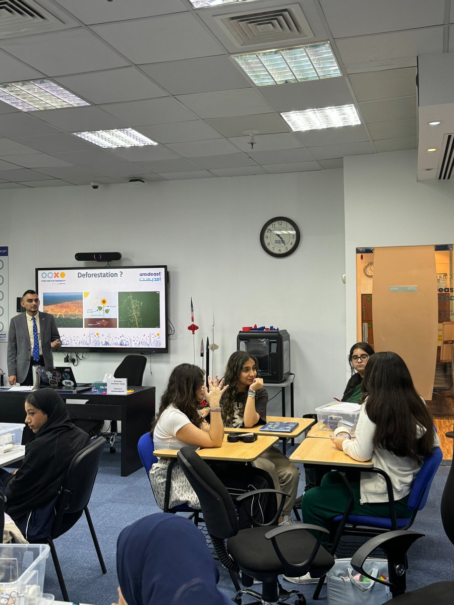 AMIDEASTuae's tweet photo. STEM club Cohort 2 is flying into a world of STEM-tastic adventures for sustainability! We mix learning with fun and find innovative ways to save the world.
💪🌍
#boeing #amideastuae #amideasthq #STEMforSustainability #COP28 https://t.co/TjvCDALrUF