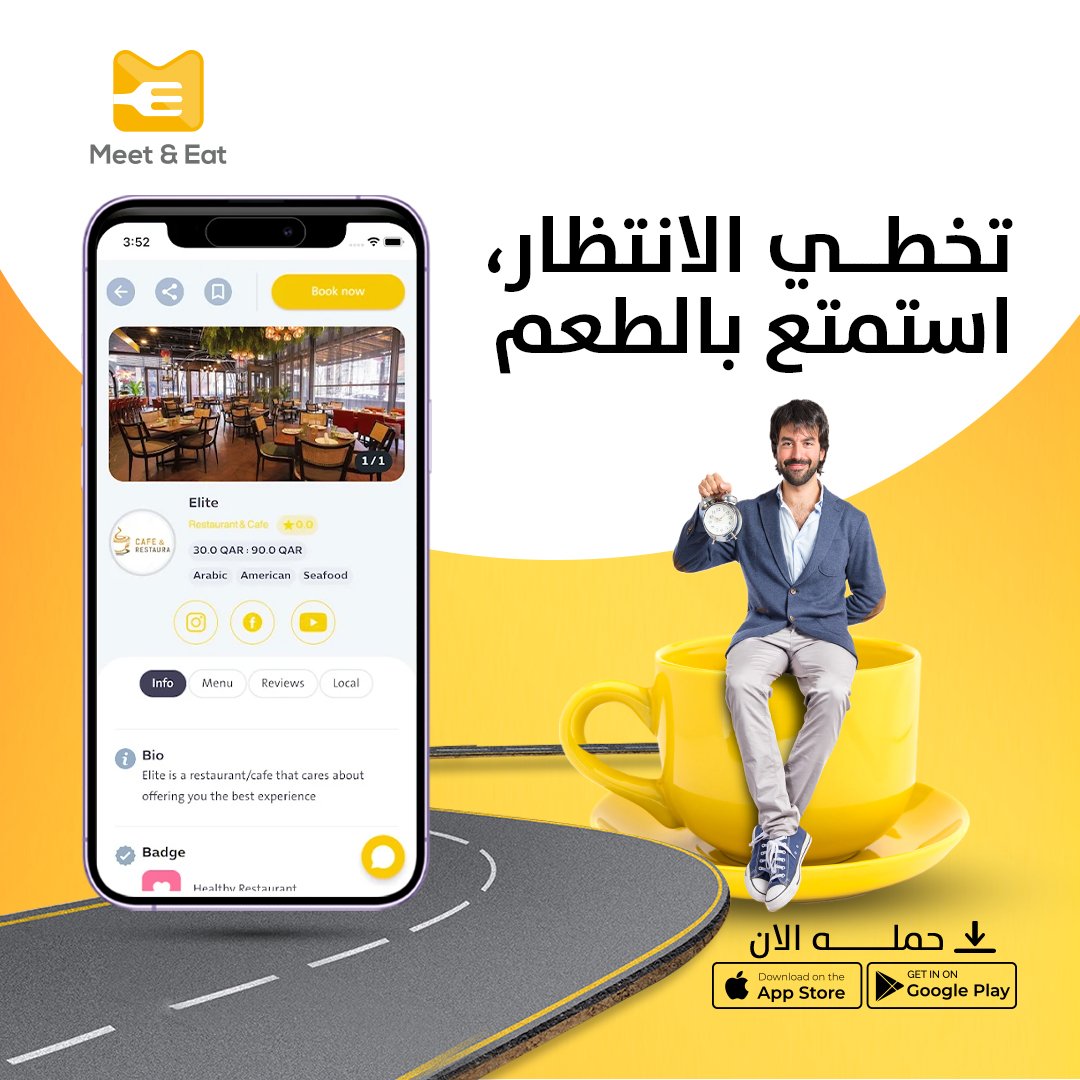 Meet & Eat tweet media