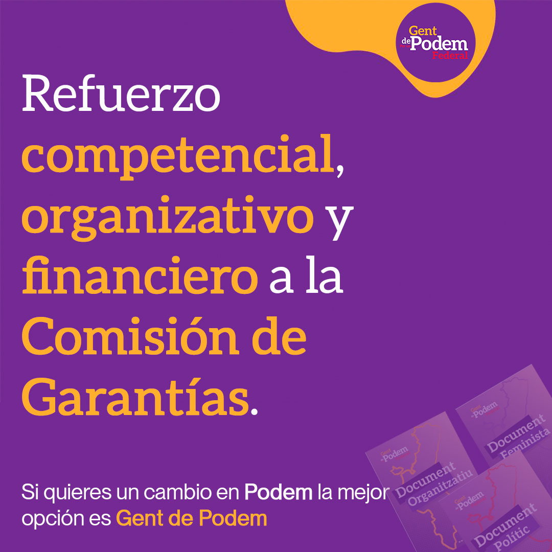 GentdPodemFed's tweet photo. Os presentamos algunas de las ideas fundamentales de nuestra candidatura.
Si quieres un cambio la mejor opción es Gent de Podem. https://t.co/c52UMSpEhd