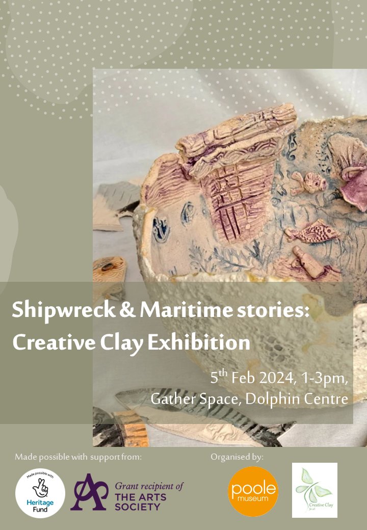 Read my blog now all about the project with @PooleMuseum and see the final pieces next Monday creativeclayforall.co.uk/blog/creatives… @WessexMuseums #museumhour