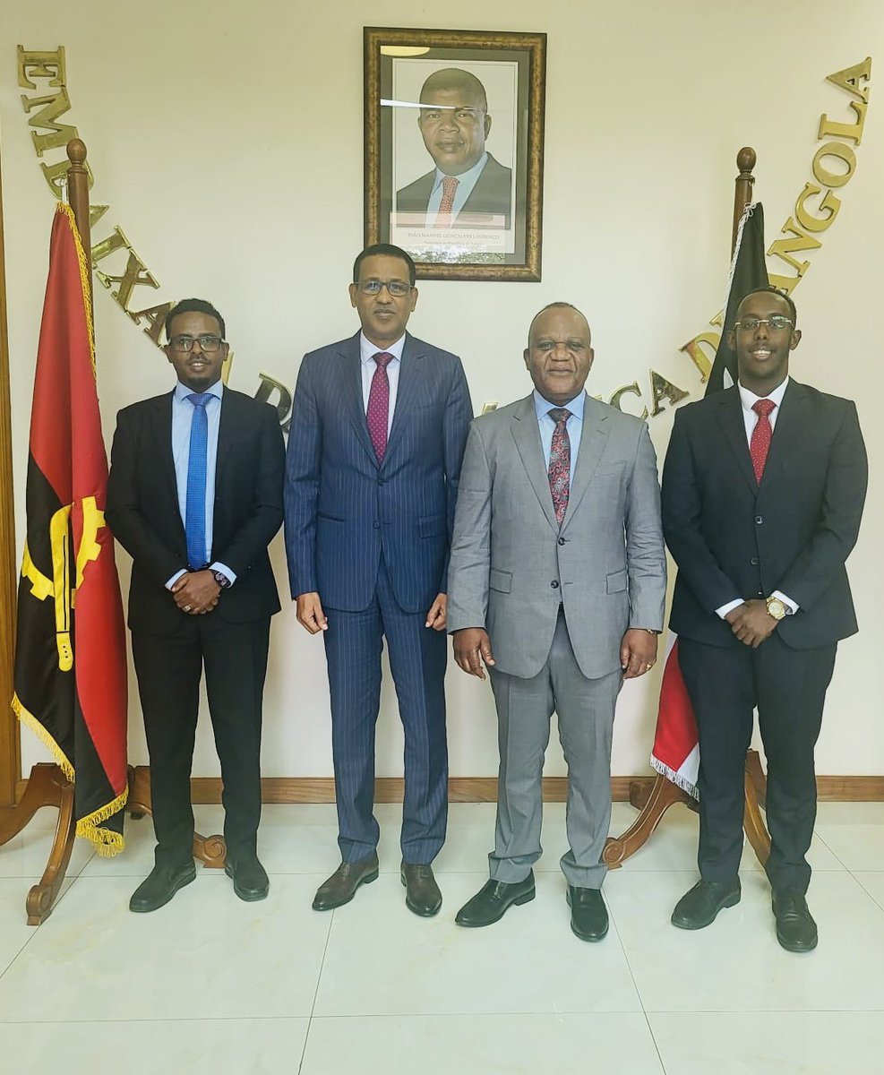 mohamedaali_'s tweet photo. We hosted H.E. Amb. Jabril Ibrahim Abdulle @Ijabril at our embassy in Kenya, emphasizing our commitment to strengthen bilateral relations with the Somali delegation. https://t.co/upNkvBBC1S