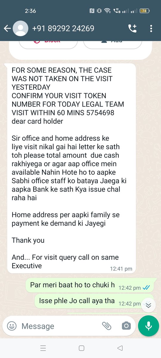 deekshavash's tweet photo. But I did not receive the call , loan recovery agencies are calling me and harassing me like this. Jabki I m ready for settlement. Please connect with me n give me an valid email id too. Jab bhi I send a email it bounces back. https://t.co/Xg7I9kepRa