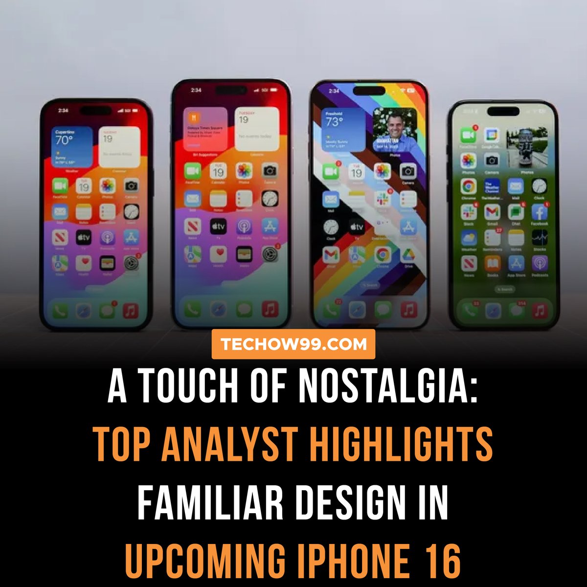 techow99's tweet image. A Touch of Nostalgia: Top Analyst Highlights Familiar Design in Upcoming iPhone 16

Source: bit.ly/4bcSkDz

#iphone16 #apple #iphone #tech #technews