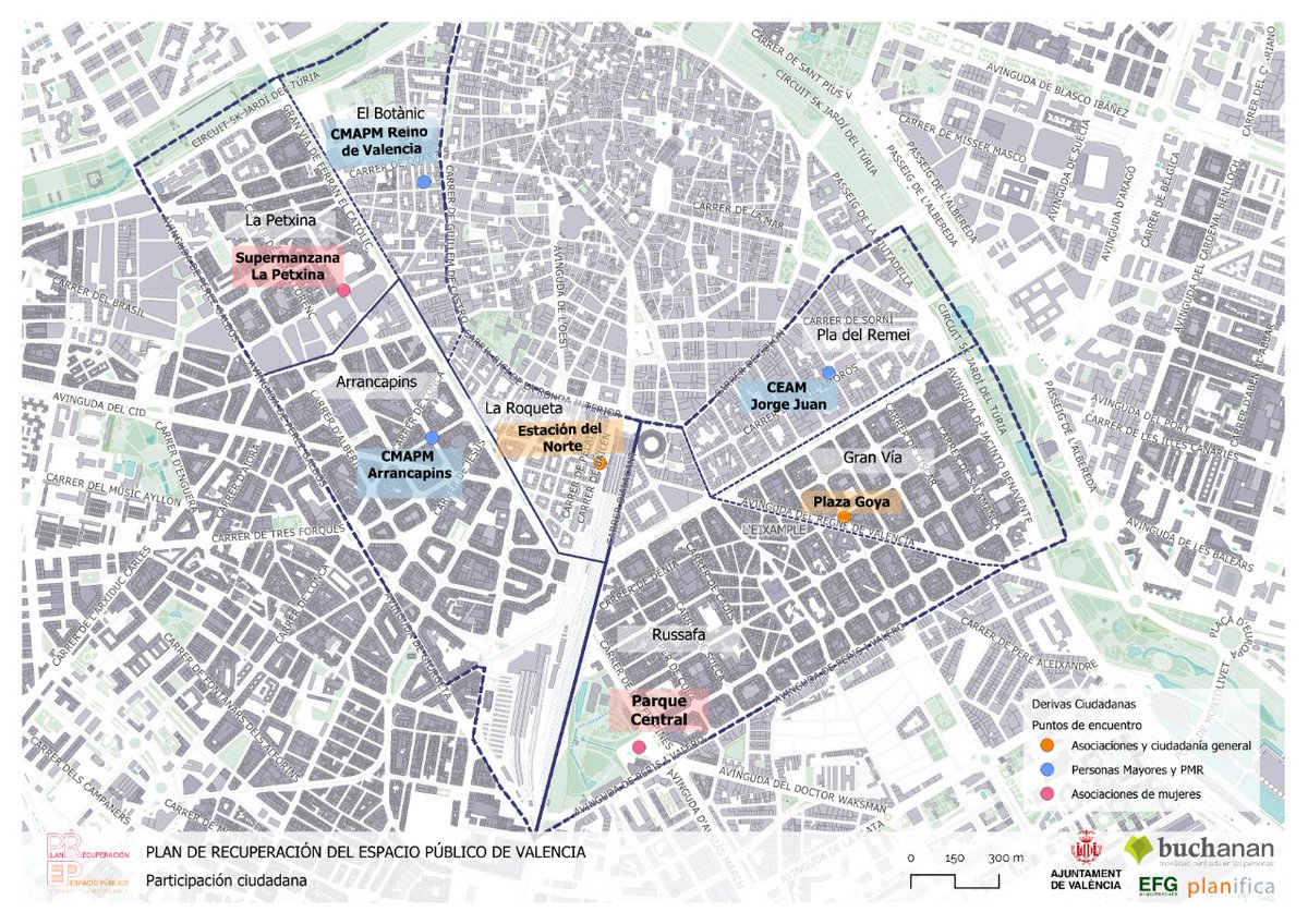 participaVLC's tweet photo. Pla de Recuperació d'Espai Públic per a l'Eixample i Extramurs 🏠🌳
La propera setmana realitzarem passejades pels barris per conéixer les percepcions dels veïns i veïnes sobre el territori relacionades amb l'espai públic i la mobilitat.
Inscripcions👉🏼 https://t.co/pZ74rx1ott https://t.co/xNZCz1YfDw