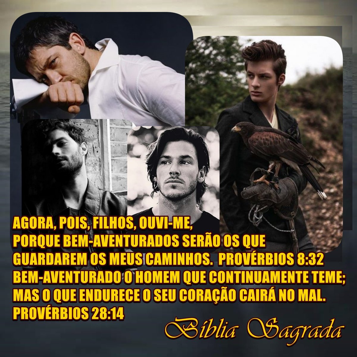 MittyVcCunha's tweet photo. AGORA, POIS, FILHOS, OUVI-ME,
PORQUE BEM-AVENTURADOS SERÃO
OS QUE GUARDAREM OS MEUS CAMINHOS.
PROVÉRBIOS 8:32
BEM-AVENTURADO O HOMEM
QUE CONTINUAMENTE TEME;
MAS O QUE ENDURECE O SEU CORAÇÃO
CAIRÁ NO MAL. PROVÉRBIOS 28:14
#BomDiaComJesus #JesusTeAma
#JesusRazãoDoMeuViver #Graça https://t.co/tcCT0lYmsC
