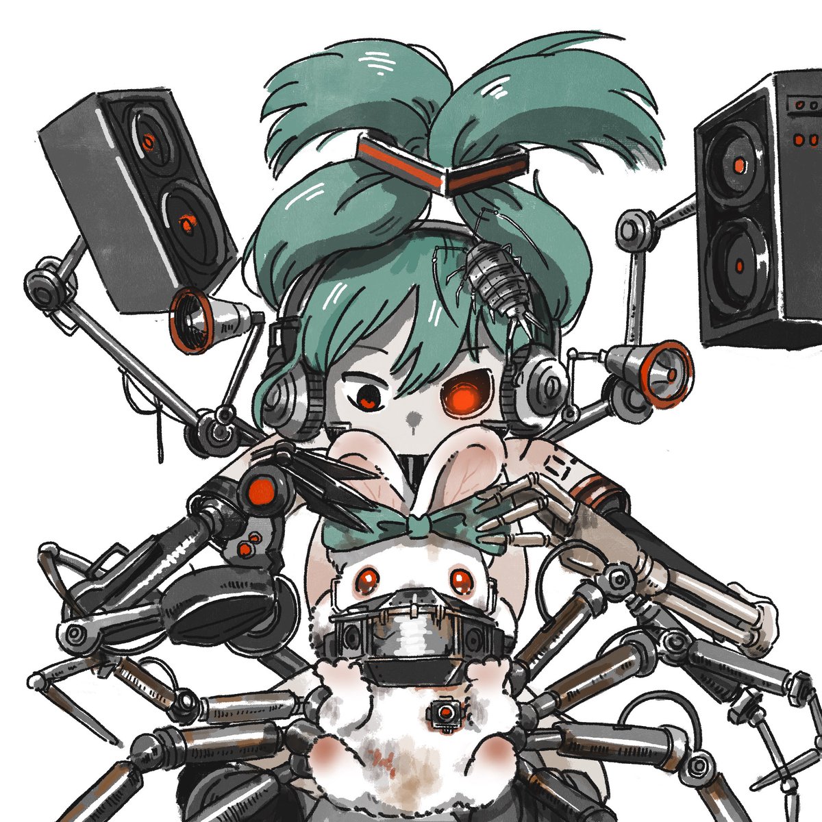 khiri61422465's tweet image. How about Karune SHI-E x Floor from guardians of the galaxy?🥺🐰💀🤖🦾

#カルネシーエ #初音ミク #guardianofthegalaxy