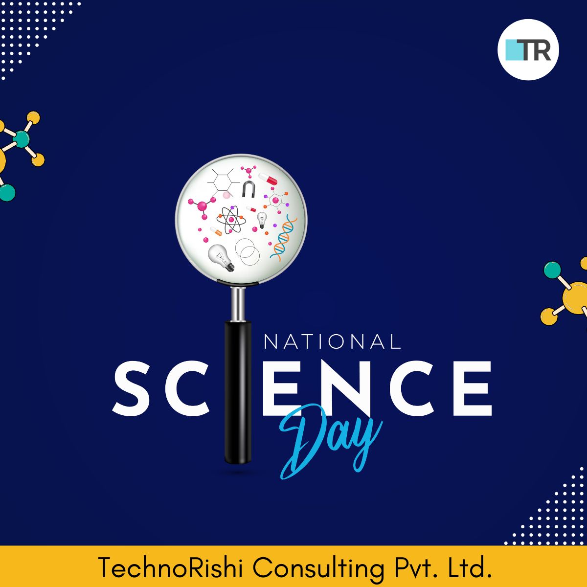 🔬 Happy National Science Day!

 Let's honor the brilliance of scientific minds shaping 
our world. 
Science empowers progress. 💫

#scienceday #shapethefuture #scienceandtechnology #technorishiconsulting #technorishi