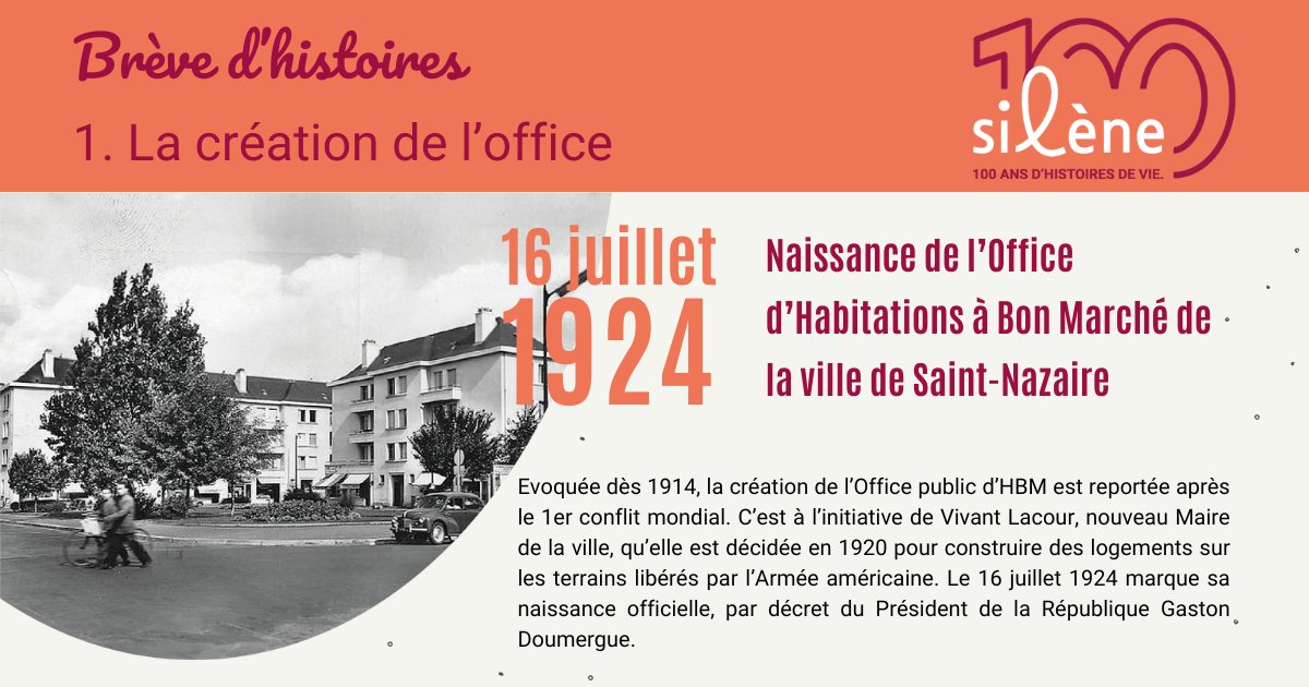 👉🏼 A l’occasion des 100 ans de Silène, nous vous proposons chaque mois, une petite histoire dans la grande histoire de Silène !
Aujourd’hui, nous vous proposons de découvrir l’histoire de la création de l’office !
Pour plus de détails : bit.ly/brevedhistoire1