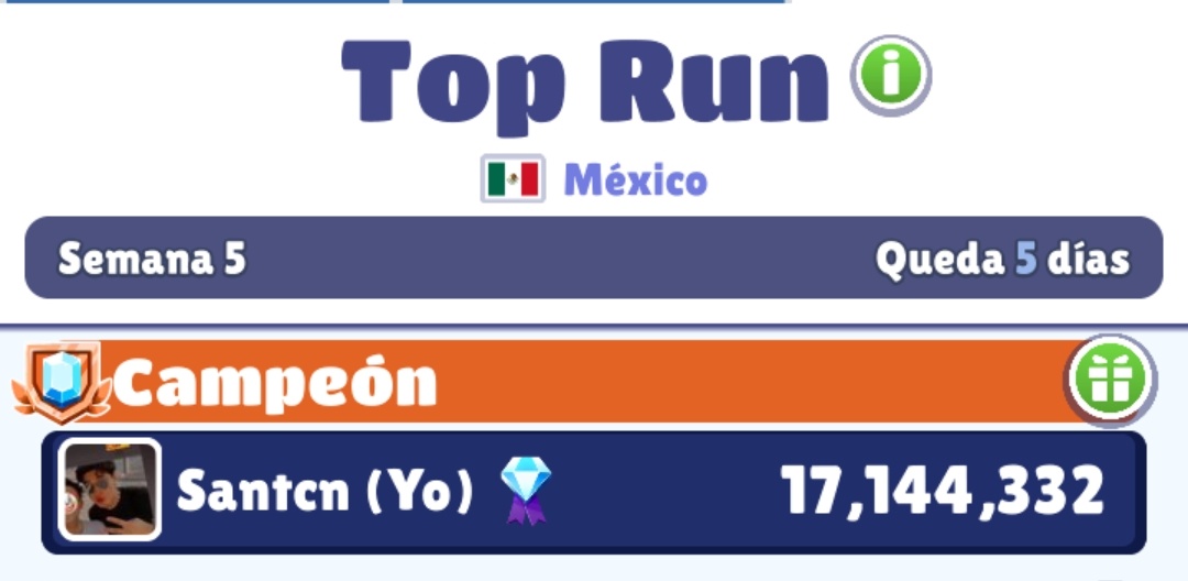CRAKENN_78's tweet photo. Top 1 México en Subway surf https://t.co/Ts9iS9L4OE
