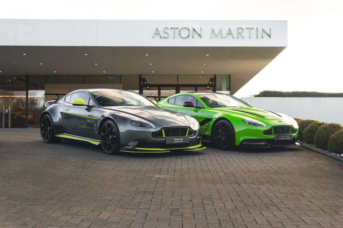 GT8 and GT12. A pair like no other, and honour to see them together at Aston Martin Bristol. GT12 has sold recently but the GT8 is available, if you'd like to know more please get in touch. #GT8 #GT12 #AstonMartin