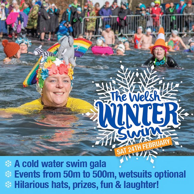 The Welsh Winter Swim is back on 24 Feb. A fun #coldwaterswimming gala with events from 50m to 500m. It’s going to be brrrilliant! 
loveswimrun.co.uk/the-welsh-wint…
#winterswim #wildswimming