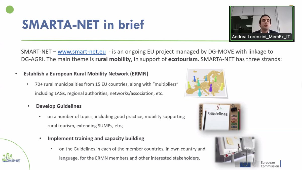 The 3rd ERMN online meeting is starting now: bit.ly/3rd-ERMN-mtg with a focus on planning challenges to be addressed to ensure that rural mobility receives appropriate attention from decision-makers. More than 80 interested participants has been joining from across Europe!