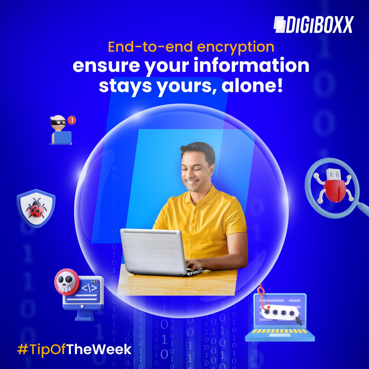 TheDigiboxx's tweet image. Everything that you work on, everything that you store solely belongs to you. We at DigiBoxx know it, thoroughly.

#DataEncryption #DigiBoxx #DataStorage #CloudStorage