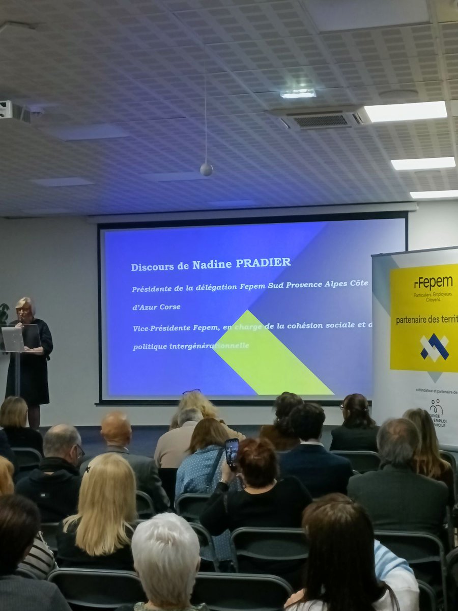 🔴#EnRegion #PACACorse

✨les voeux de <a href="/NadinePradier/">Pradier Nadine</a>, psdte <a href="/FEPEM_PACACORSE/">FEPEM_PACA-CORSE</a>, aux élus et partenaires locaux.

Une année placée sous le signe de 𝙁𝒓𝙖𝒏𝙘𝒆 𝑬𝙢𝒑𝙡𝒐𝙞 𝘿𝒐𝙢𝒊𝙘𝒊𝙡𝒆, dont c'était aussi le lancement hier à #Marseille 🚀