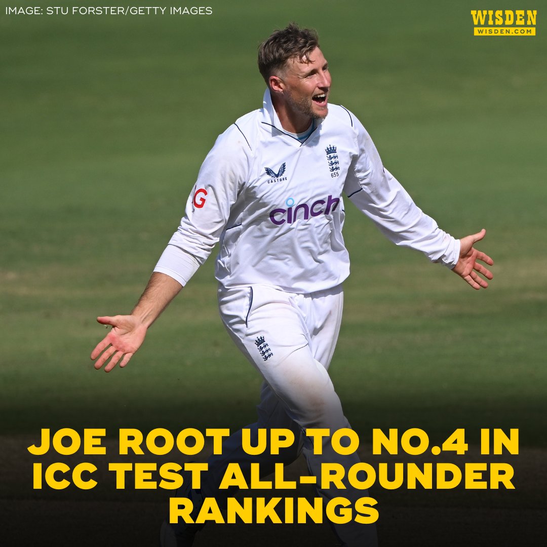 ICC Test all-rounder rankings:

1. Ravindra Jadeja
2. Ravichandran Ashwin
3. Shakib Al Hasan
4. Joe Root
5. Ben Stokes

#INDvENG
