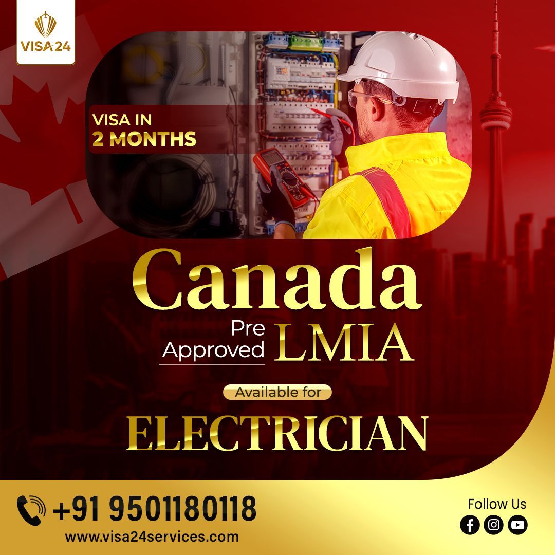 Unlocking new opportunities for electricians✨ Offering LMIA guidance to pave the way for skilled electricians to build their careers in Canada. 🇨🇦 Let's turn your dreams into reality! #ImmigrationSuccess #ElectricianCareers #LMIA  #immigrationservices #explorepage