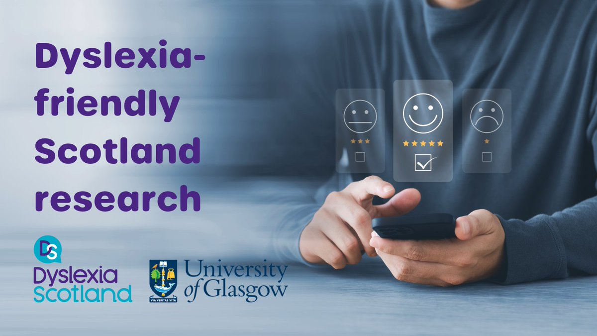 We're supporting <a href="/DyslexiaScotlan/">Dyslexia Scotland</a>, Scotland's national dyslexia charity, in sharing Scotland's largest-ever survey for dyslexic adults.

If  you are 16+ &amp; dyslexic or suspect you might be, take part in their survey 👇
bit.ly/3HGkHwg

#DyslexiaFriendlyScotland #Dyslexia