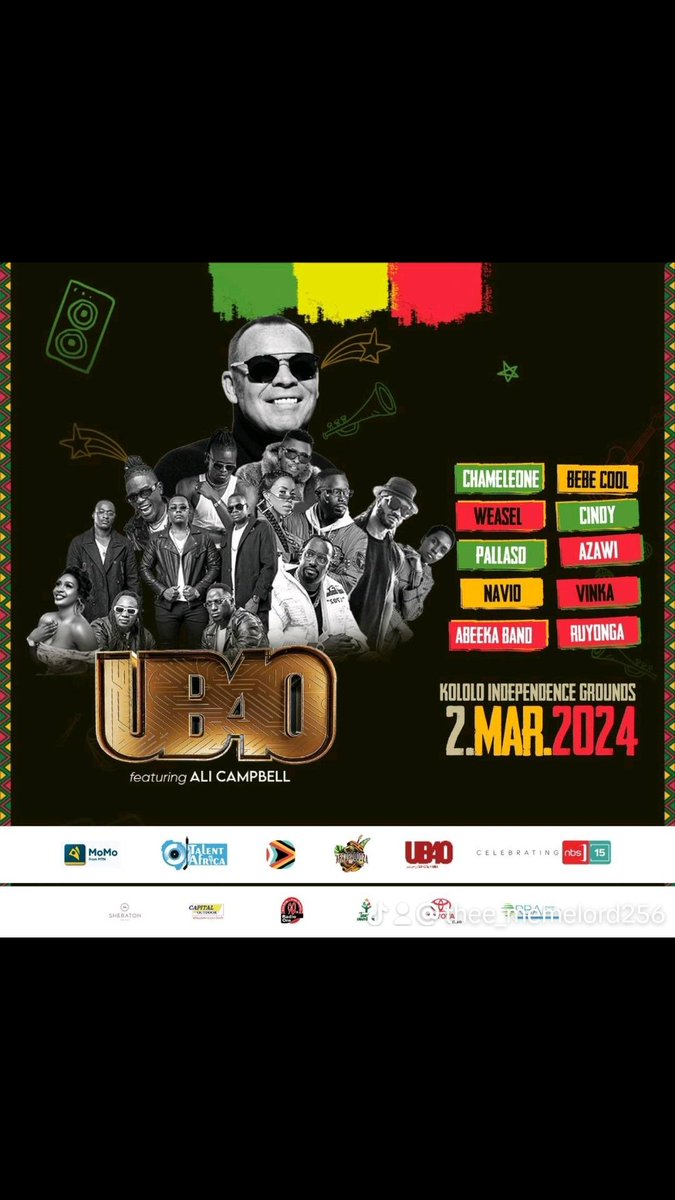 Charlieclip's tweet photo. NOBODY CAN STOP REGGAE

The artist lineup is out and we can’t wait for 2nd March, 2024
 #NobodyCanStopReggae. #UB40FtAliCampbell https://t.co/6CKiyLfxIZ