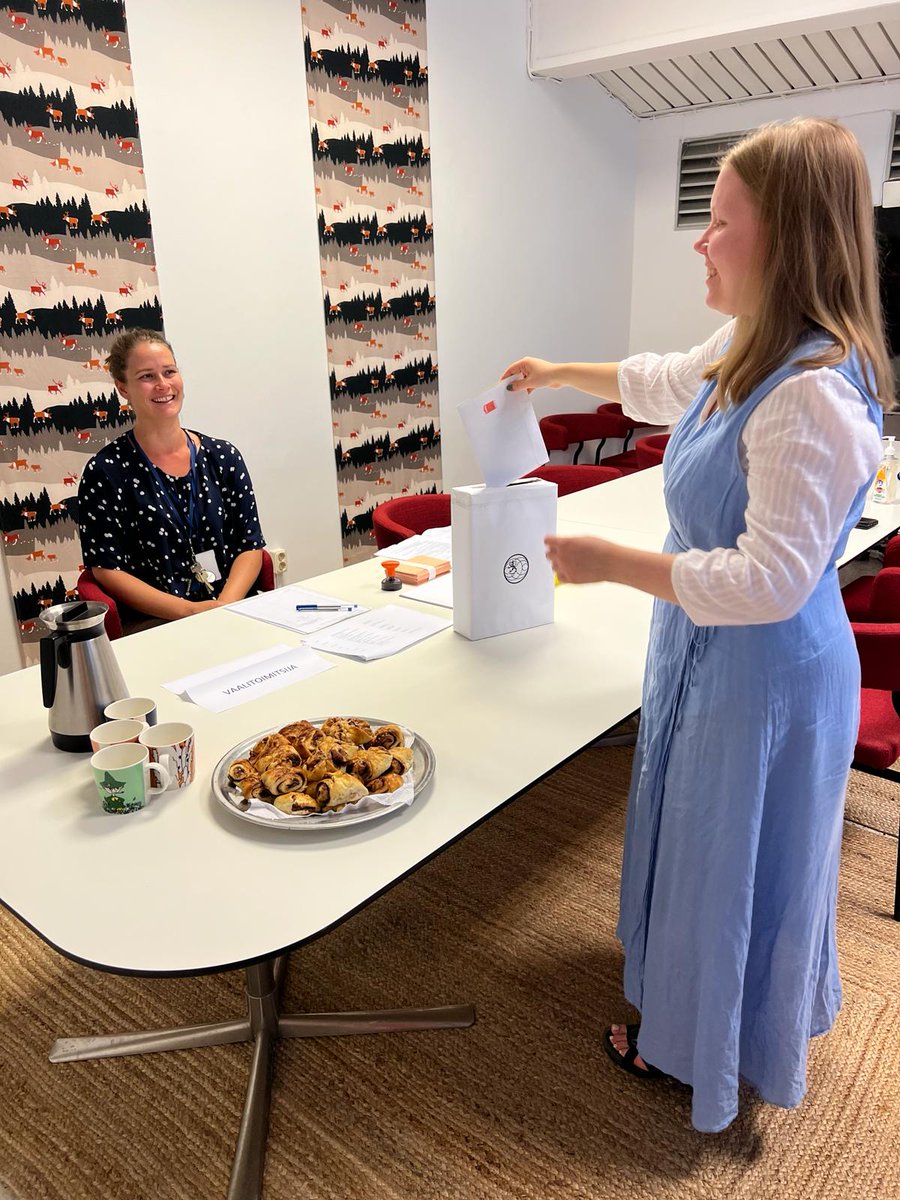 Here we go again! 🤩 ✉️

Advance voting for the 2nd round of Finnish presidential elections 2024 is currently ongoing. This time, we are voting between the 2 candidates who got the most votes in the 1st round. 🇫🇮

Once again, we have some delicious"vaalipulla" for the voters! 😋
