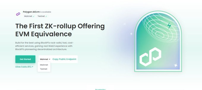 Build for the best using BlockPI's rock-solid, fast, cost-efficient services, gaining real Web3 experience with BlockPI's pioneering decentralized architecture. blockpi.io/polygon-zkevm #polygonzkevm