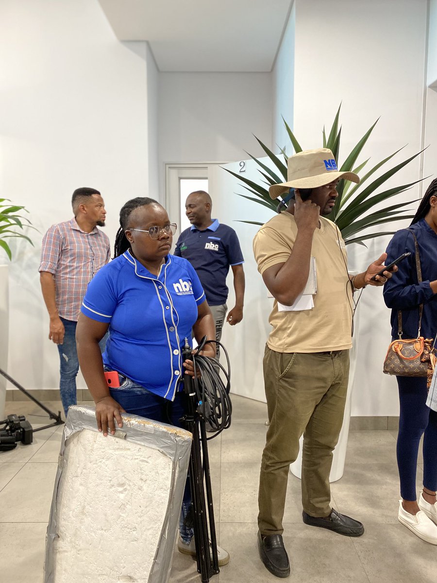NBCNamibia's tweet photo. AFCON2023 || Behind the Scenes from the welcoming of the Brave Warrior's home.

#NBC
#NBCsport https://t.co/lHegE5f3dD