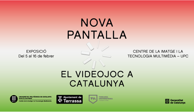 CITM UPC (@citm_upc) on Twitter photo 📢Molt il·lusionats d'anunciar que el <a href="/CITM_UPC/">CITM UPC</a> acolllirà l'Exposició “Nova Pantalla. El Videojoc a Catalunya”, del 5 al 16 de febrer. Us hi esperem! #Videojocs <a href="/trsuniversitats/">Terrassa Universitària</a> <a href="/ajterrassa/">Ajuntament de Terrassa</a> #NovaPantalla
👉+INFO: citm.upc.edu/cat/agenda/202… 📢Molt il·lusionats d'anunciar que el <a href="/CITM_UPC/">CITM UPC</a> acolllirà l'Exposició “Nova Pantalla. El Videojoc a Catalunya”, del 5 al 16 de febrer. Us hi esperem! #Videojocs <a href="/trsuniversitats/">Terrassa Universitària</a> <a href="/ajterrassa/">Ajuntament de Terrassa</a> #NovaPantalla
👉+INFO: citm.upc.edu/cat/agenda/202…