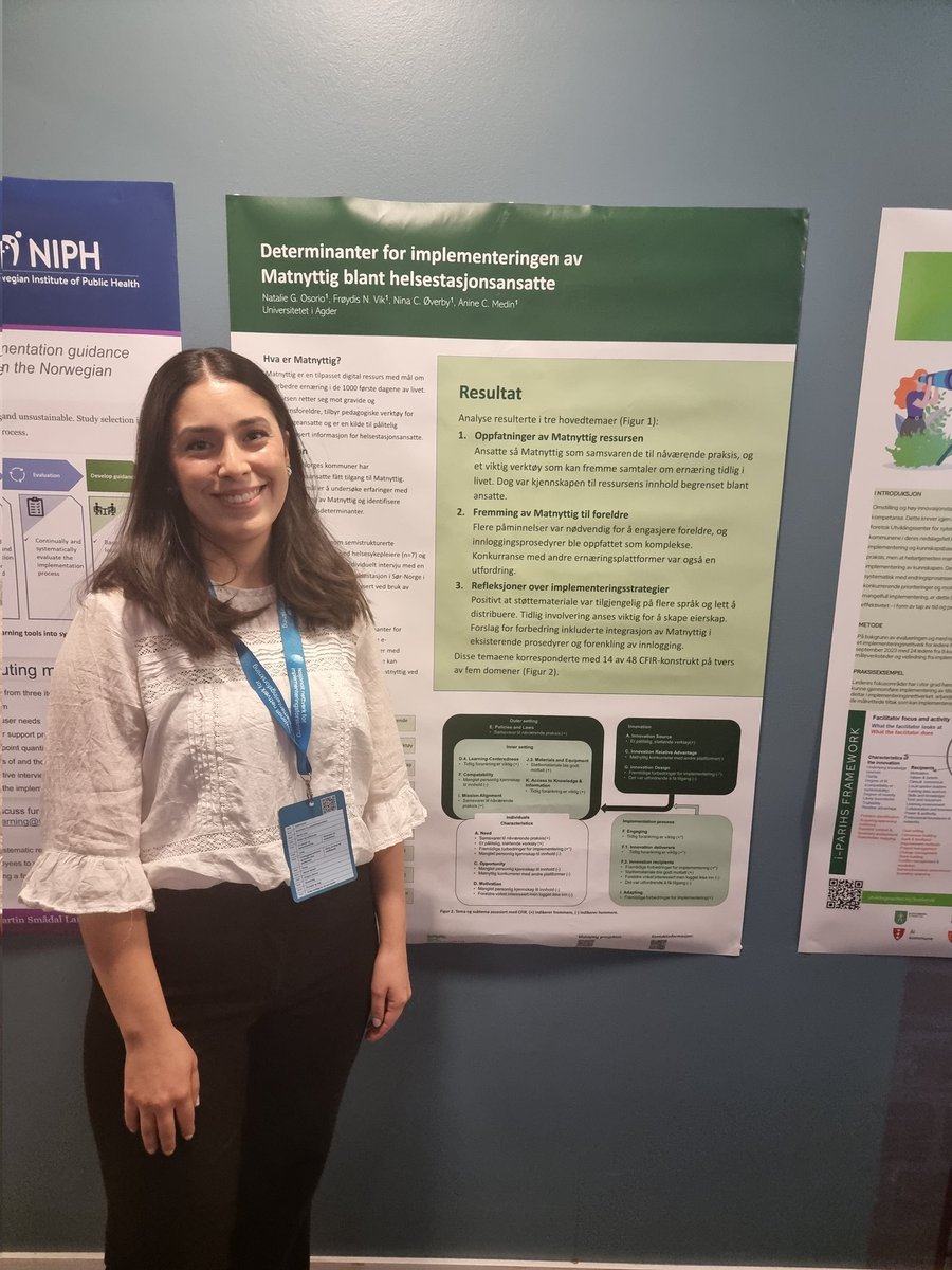 Our talented PhD student @Natalie_grz25 is presenting her work at the NIMP conference in Oslo today. Looking forward to discussions and insights! @uiagder @feed_uia